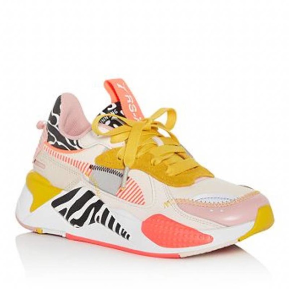 Puma Shoes - Puma RS-X Unexpected Mixes Mixed-Media Low-Top Sneakers Size 8.5